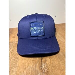 PGA Tour Course Essentials Ball Cap Hat Adjustable Dark Blue Swinging Golfer